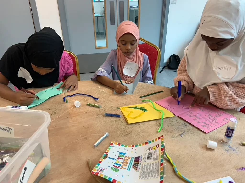 Forerunners pupils at an in-person session
